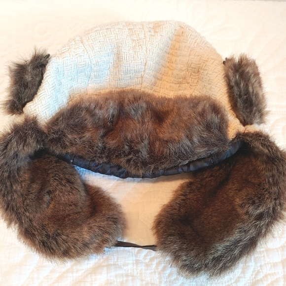 Kids Mudd trapper hat/Christmas Rudolph Winter Beanie hat lot of 2. - Picture 10 of 11